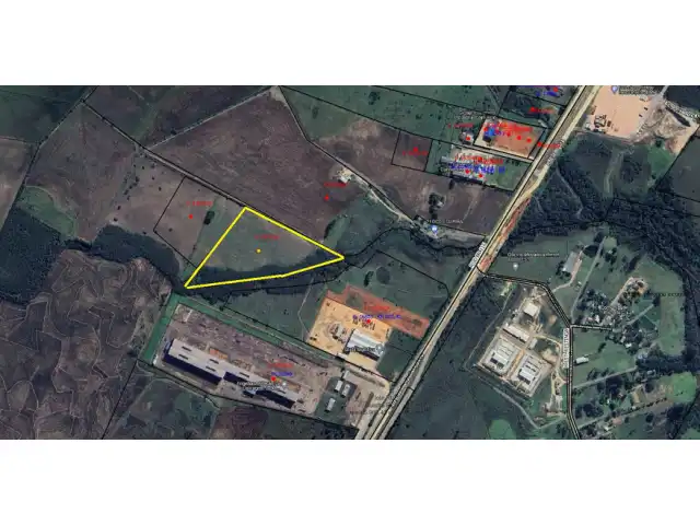 Uma fração de terras situada em zona rural no lugar denominado Bom Fim, em Guaíba/RS, com a área de 3,8403 há