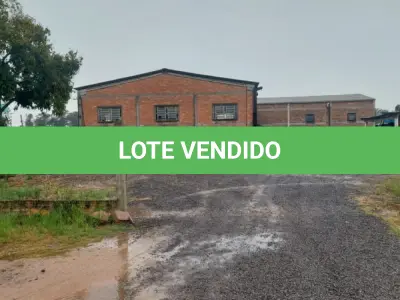 LOTE 603 - UM PAVILHÃO E SEU RESPECTIVO TERRENO URBANO