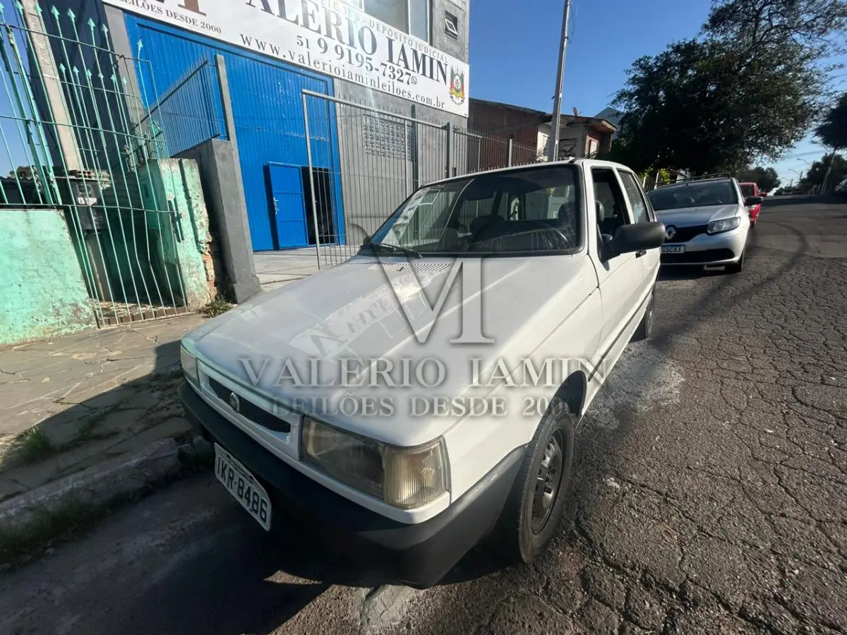 LOTE 435 - VEICULO FIAT UNO MILLE FIRE, ANO/MODELO 2002