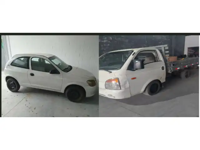 CAMINHONETE I/HYUNDAI HR HDLWBSC, Tipo Carga E AUTOMOVELCHEVROLET/CELTA 1.0L LS
